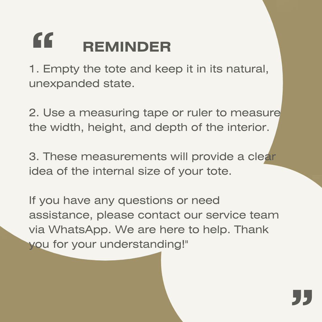 منظم داخلي للحقائب - سلسلة حقائب شانيل دوفيل | ٦ أحجام