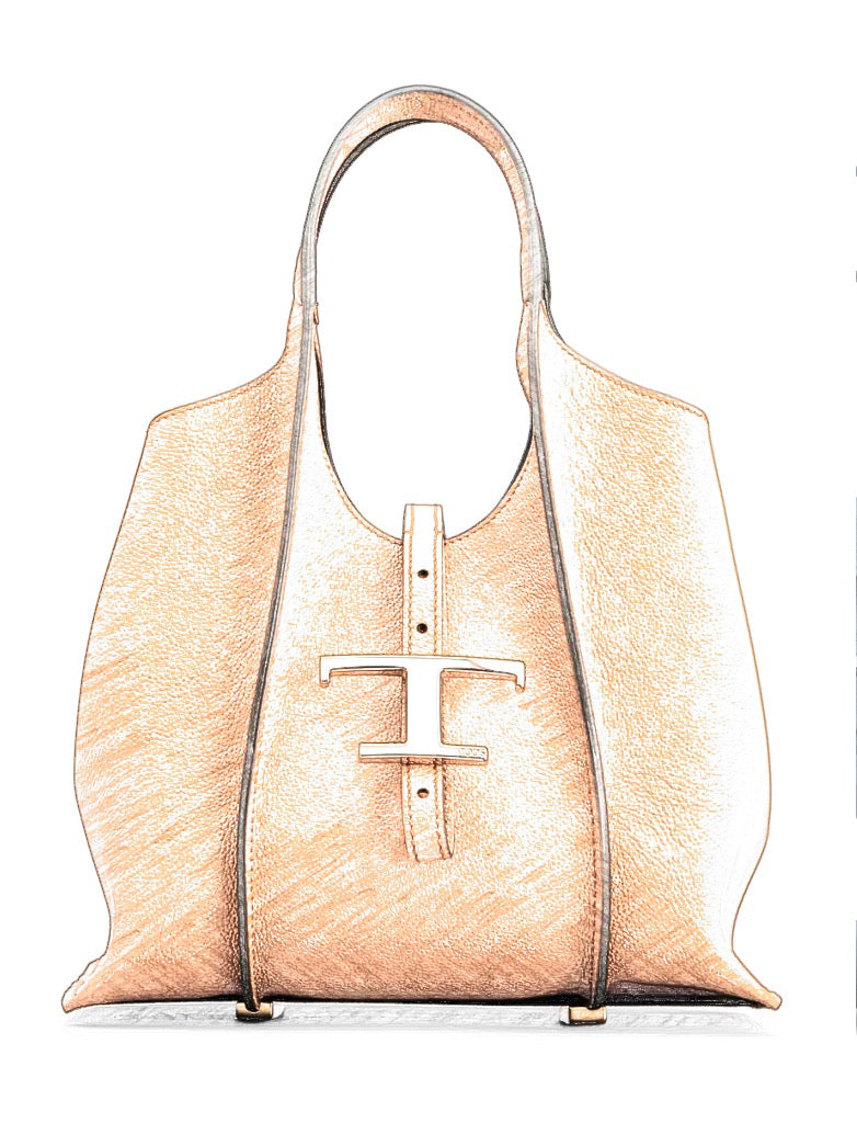 Puff Bag Pillow - Tod's T Timeless Shopping Bag Mini