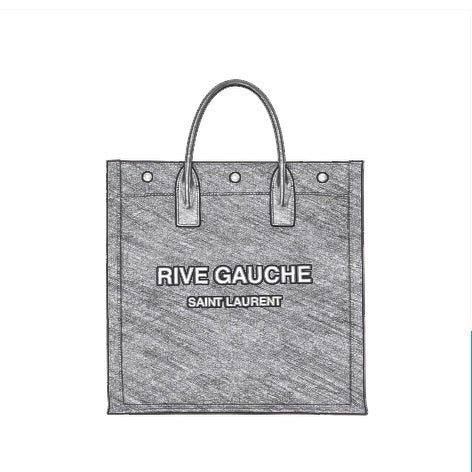 Inner Bag Organizer - YSL Rive Gauche North/South Tote