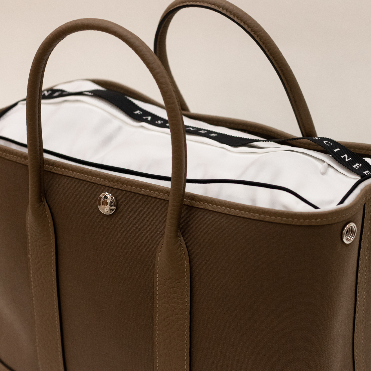 Puff Bag Pillow - Hermes Garden Party 36