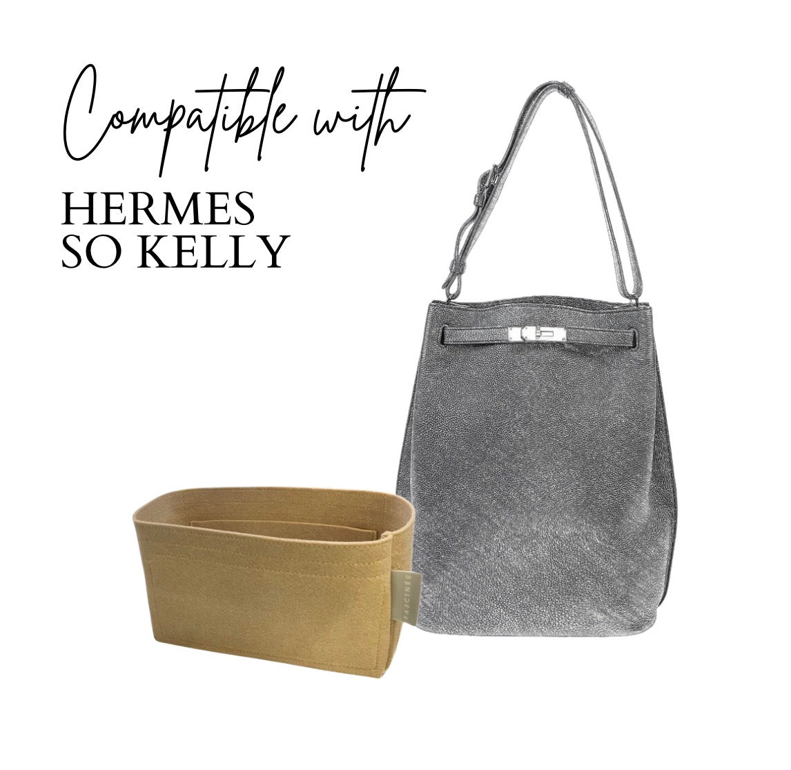 Inner Bag Organizer - Hermes So Kelly