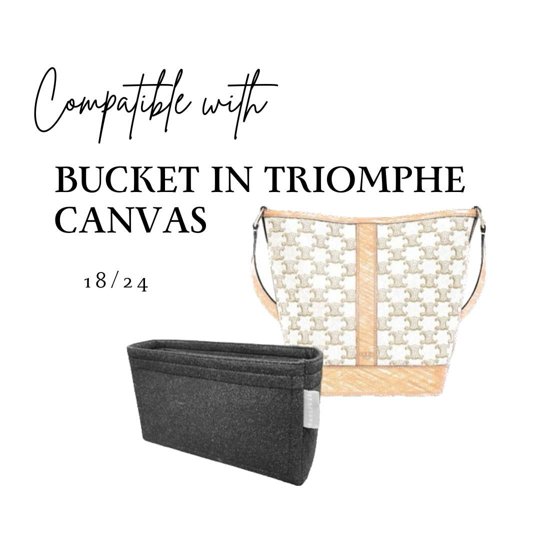 Inner Bag Organizer - Celine Bucket in Triomphe Canvas | 2 sizes