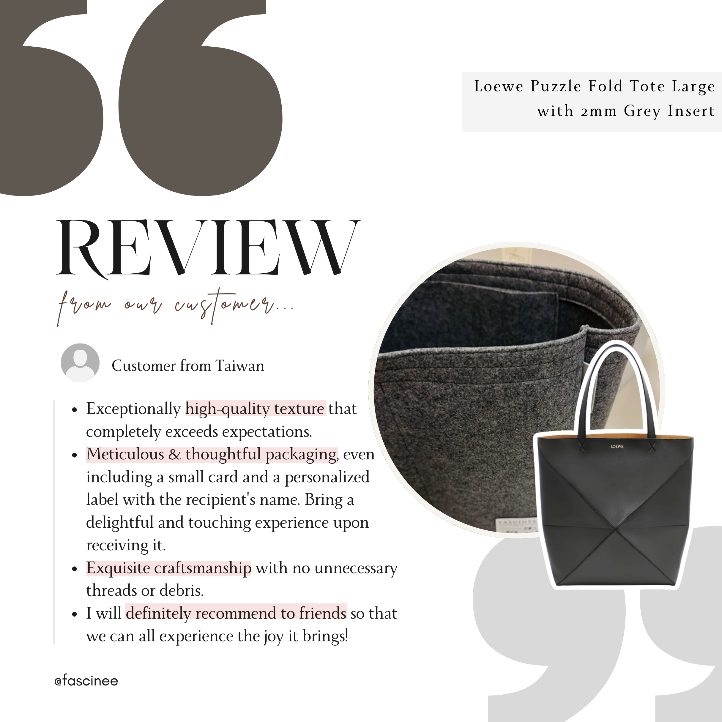 Loewe Puzzle Fold Tote Inner Bag Review