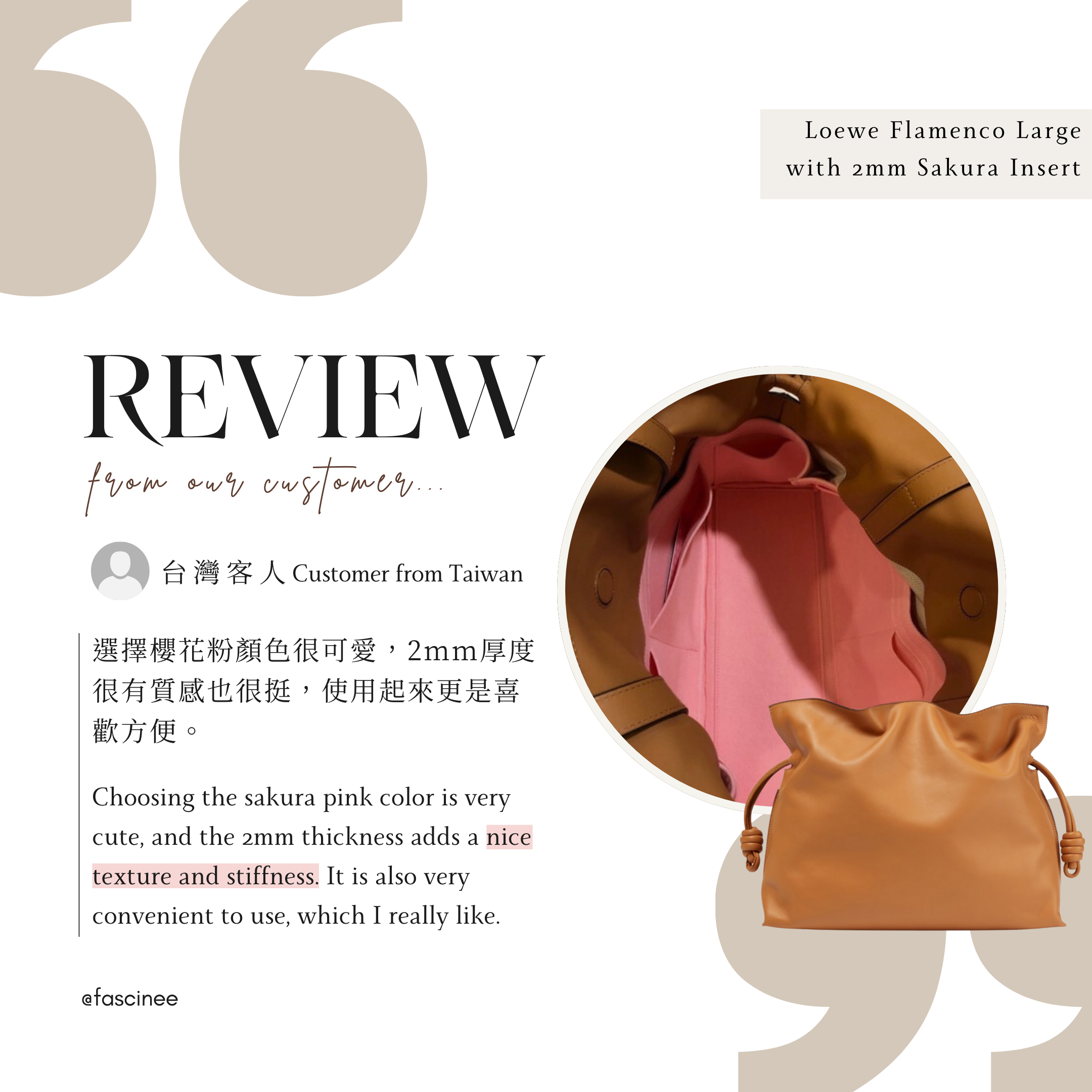 Loewe Flamenco clutch Inner Bag