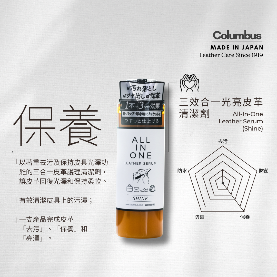 Columbus - All-In-One Leather Serum (Shine) | Made in Japan