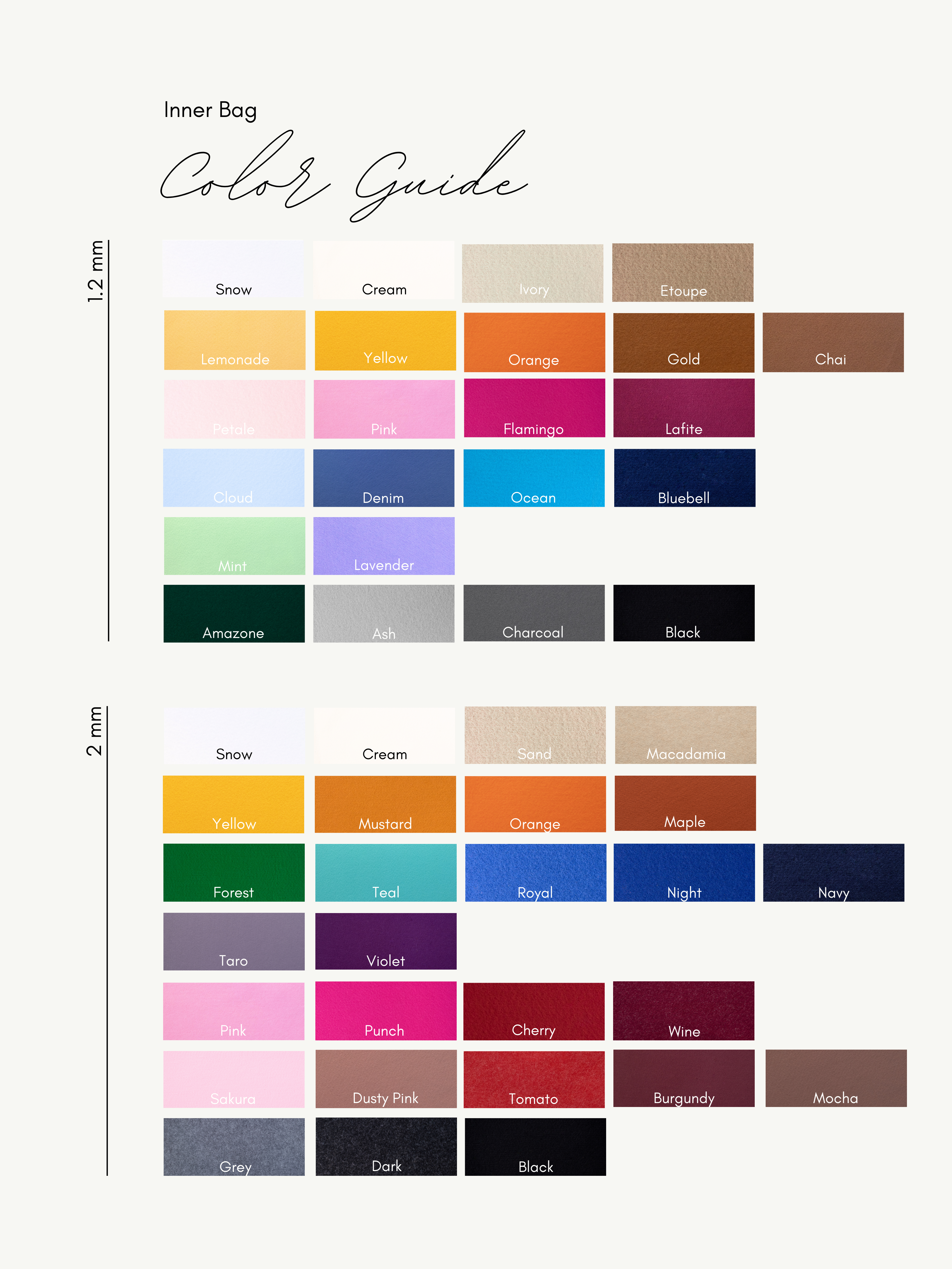 手製內袋 - Hermes Lindy (V Shape) | 3 sizes