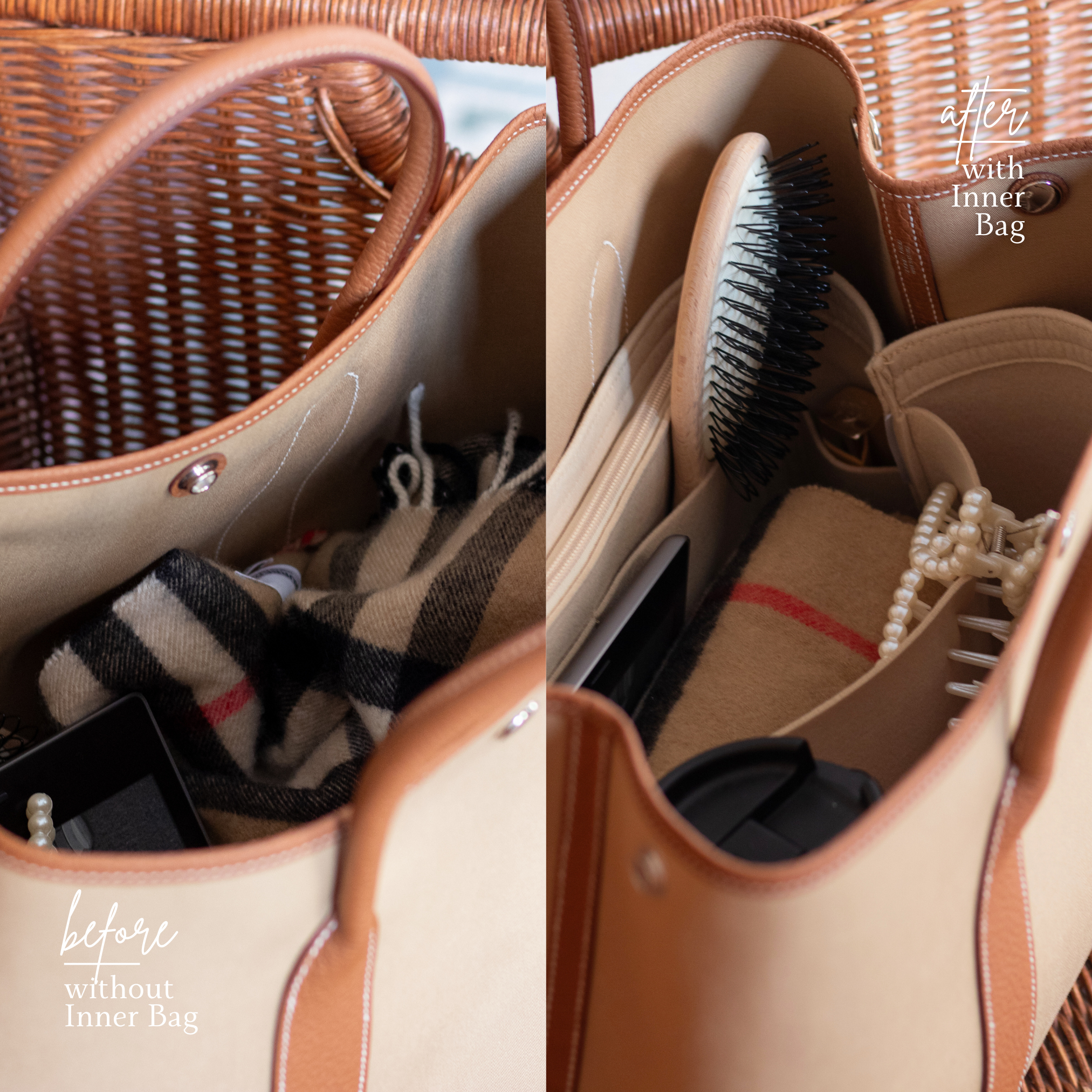 Inner Bag Organizer - Hermes Garden Party | 4 sizes