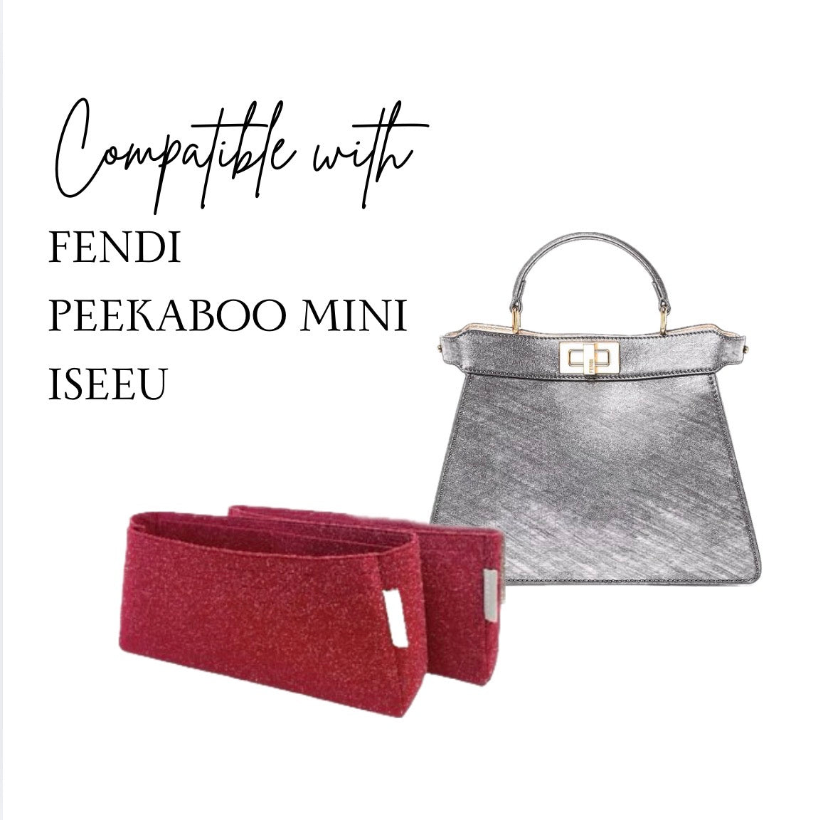 Inner Bag Organizer - Fendi Peekaboo ISeeU Small