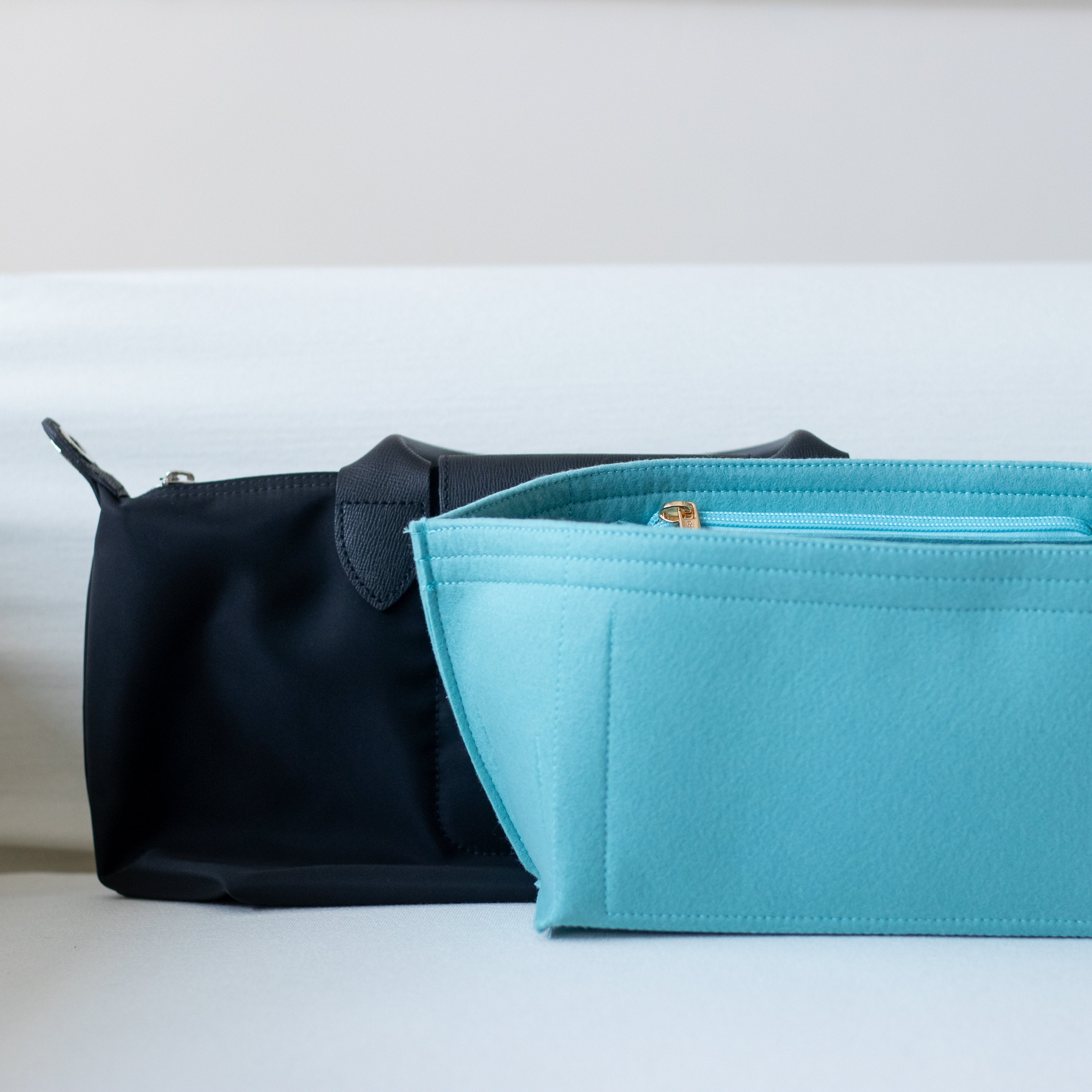 Longchamp Le Pliage Original / Green (Short Handle) Inner bag organiser