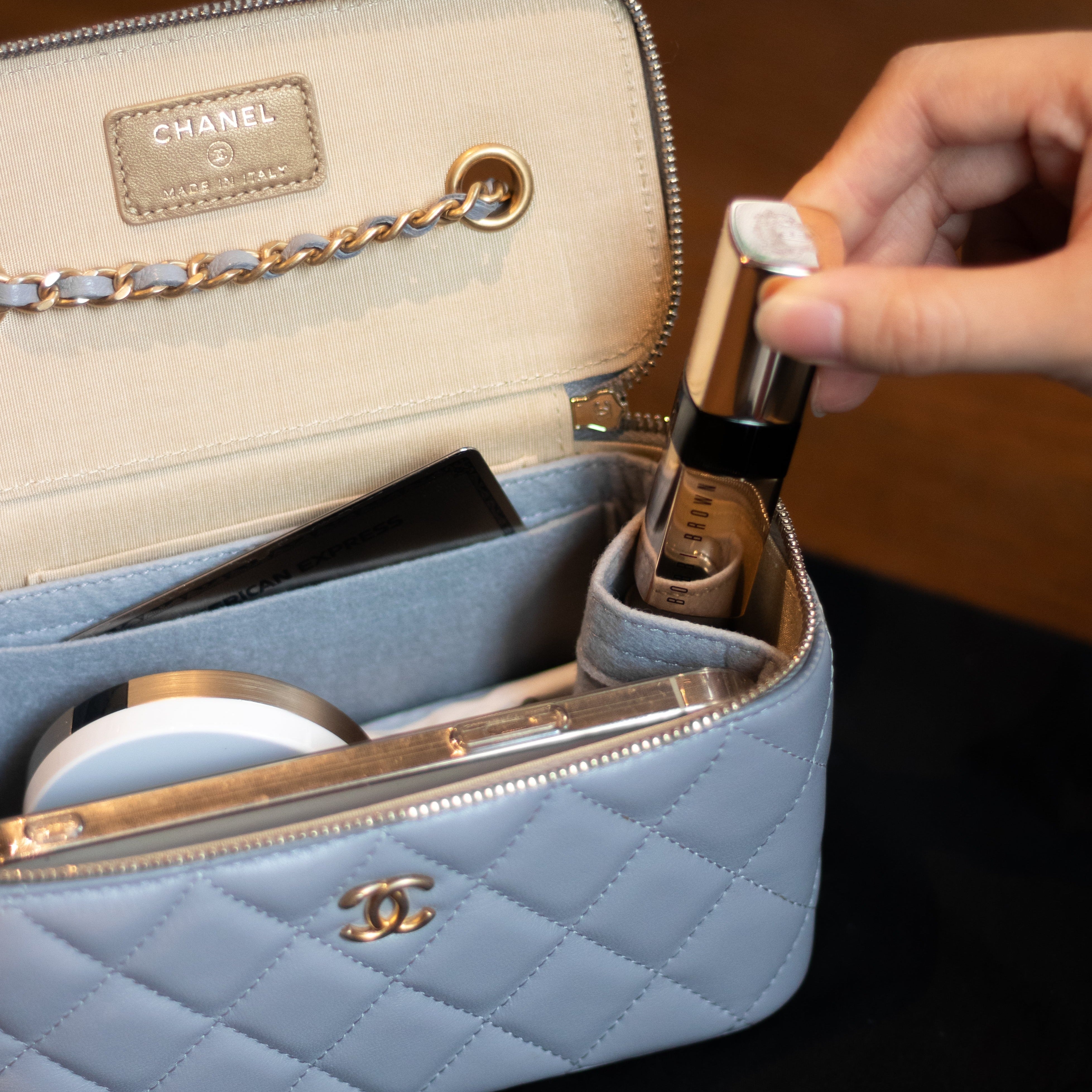 chanel vanity inner bag organiser