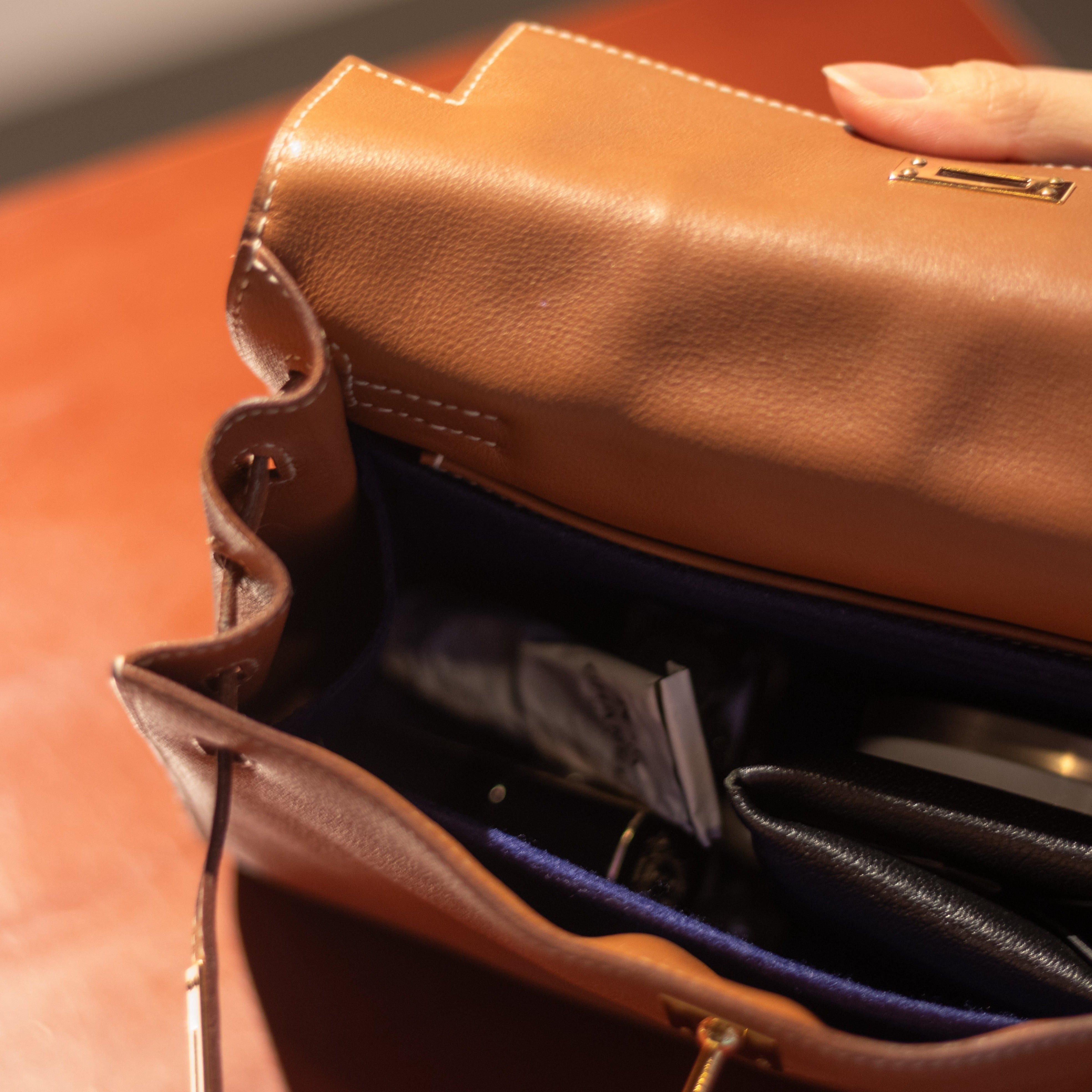 Hermes Kelly Danse with inner bag organiser.