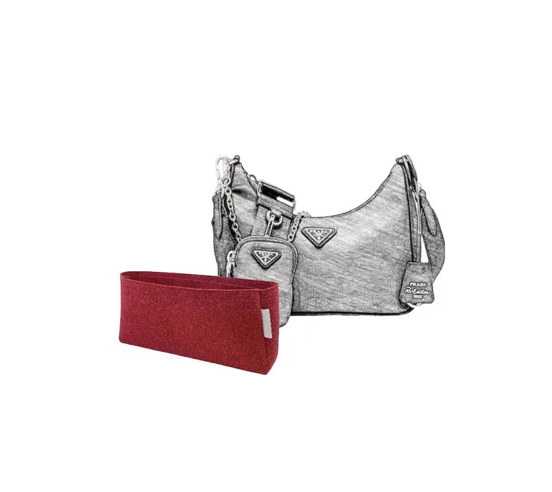 インナーバッグ - Prada Reedition 2000 Nylon Mini Bag/2005 Shoulder Bag