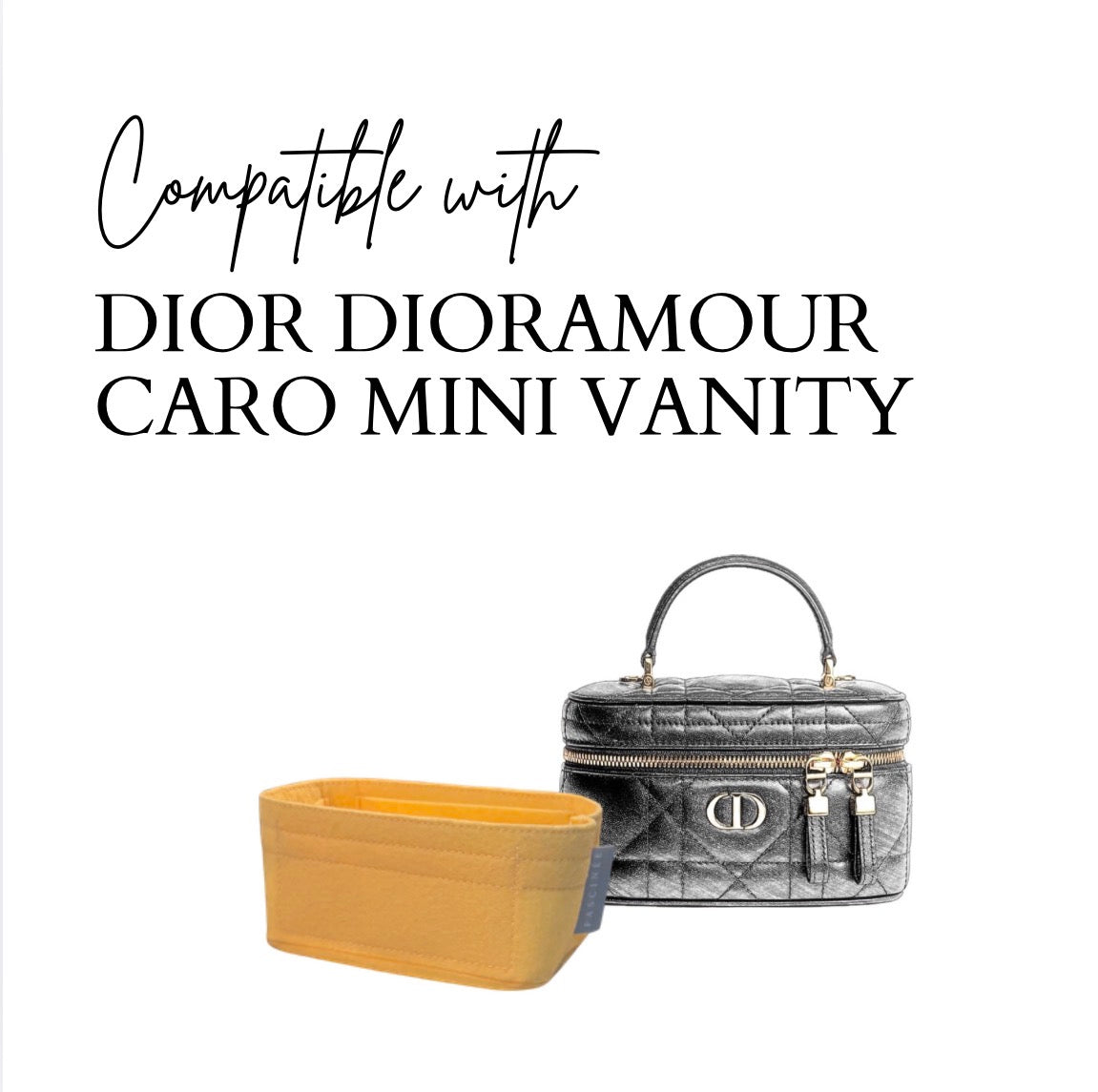 Inner Bag Organizer - Dior Dioramour Caro Mini Vanity