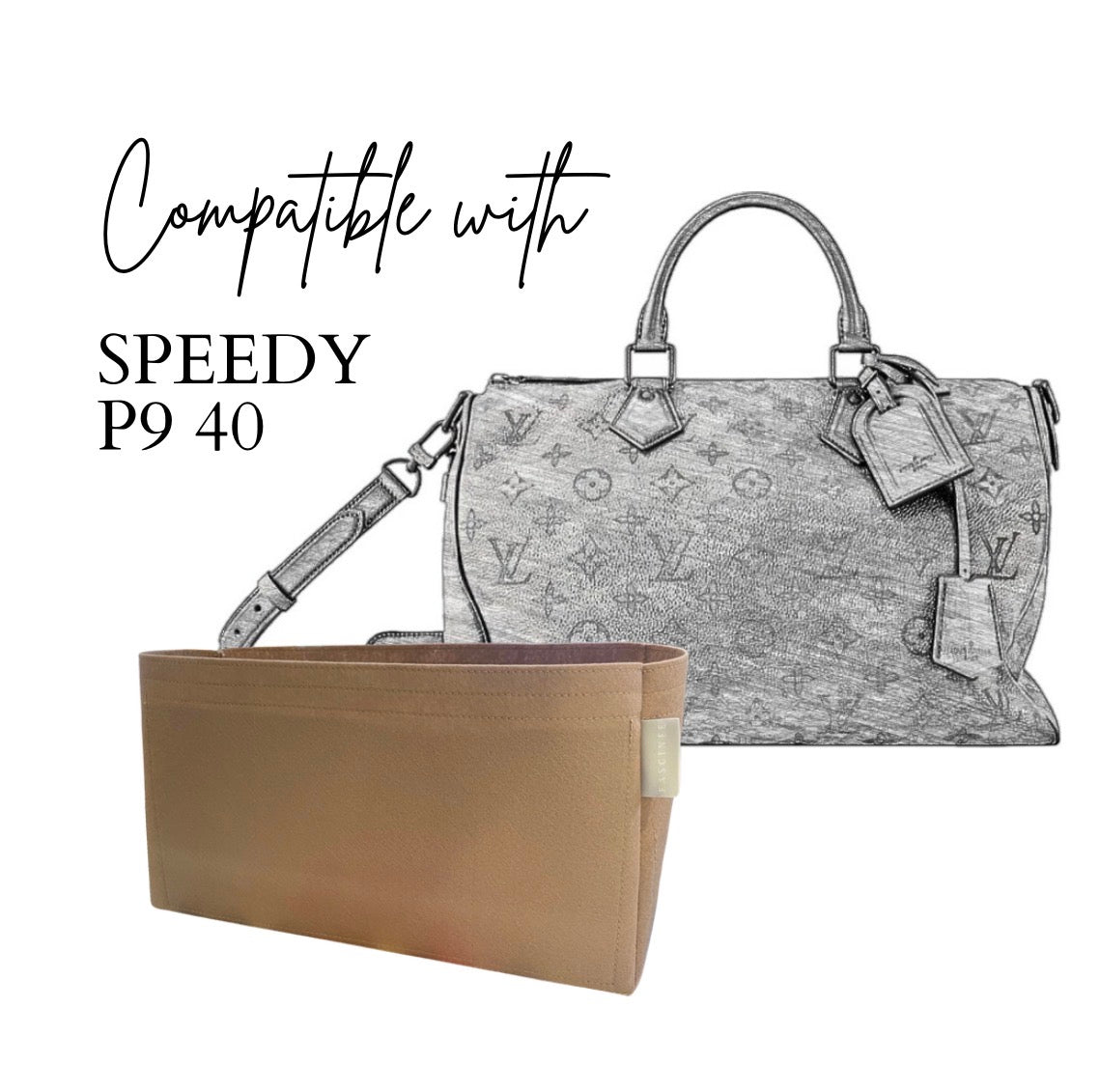 Inner Bag Organizer - LV Speedy P9 40