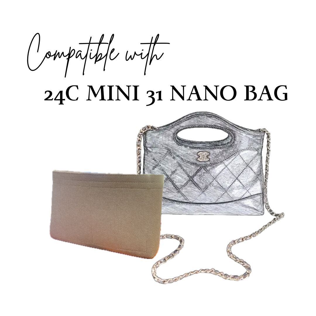Inner Bag Organizer - Chanel 24C Mini 31 Nano Bag