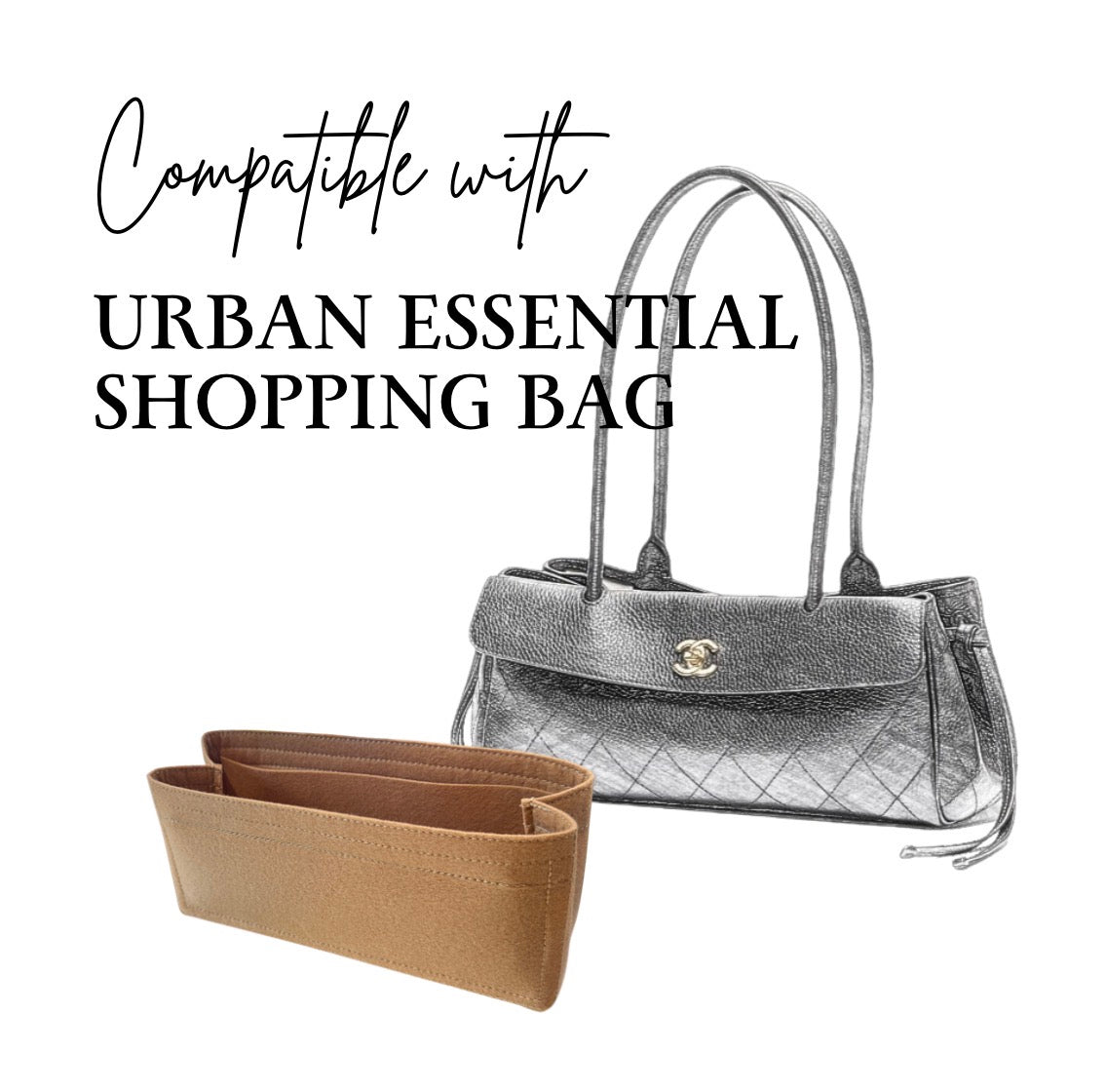 Inner Bag Organizer - Chanel Urban Essential Shopping Bag | 2 size  i.e. AS6288