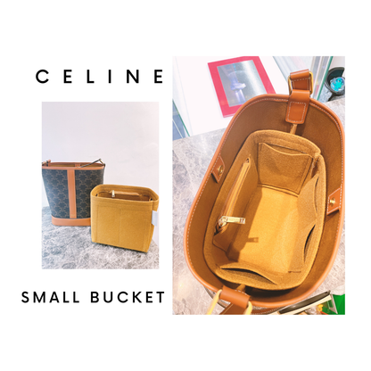 Inner Bag Organizer - Celine Bucket in Triomphe Canvas