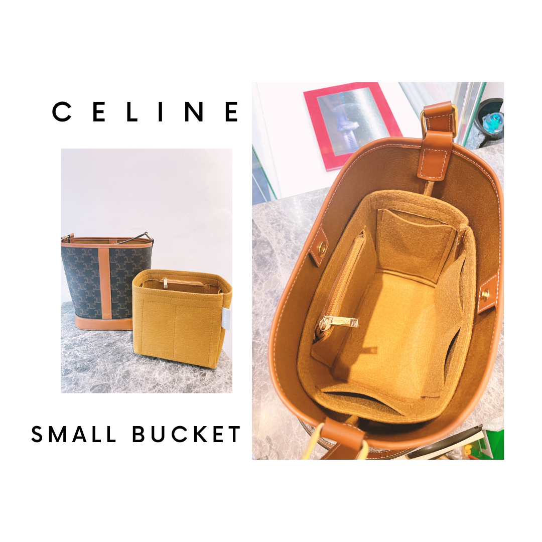 Inner Bag Organizer - Celine Bucket in Triomphe Canvas | 2 sizes