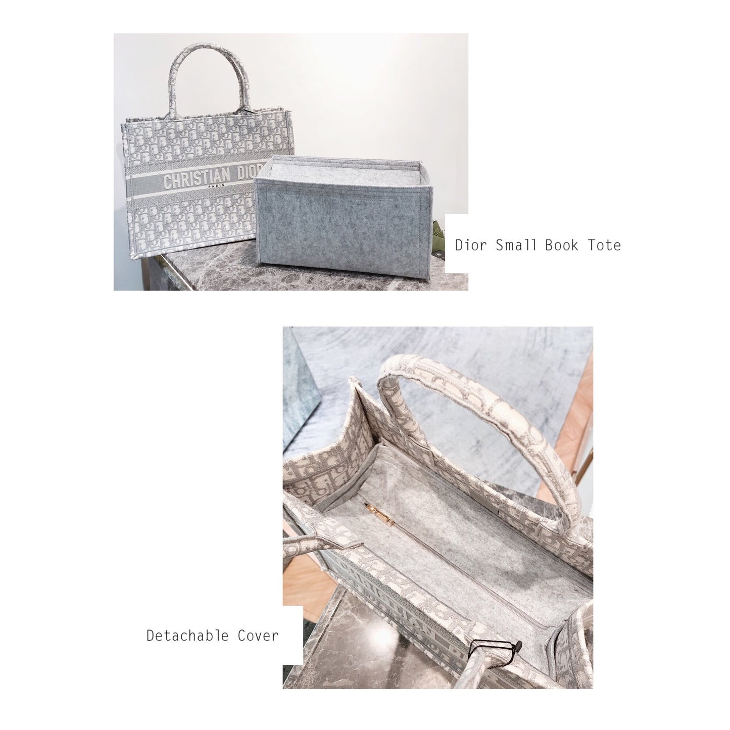 Inner Bag Organizer - Dior Book Tote | 4 sizes