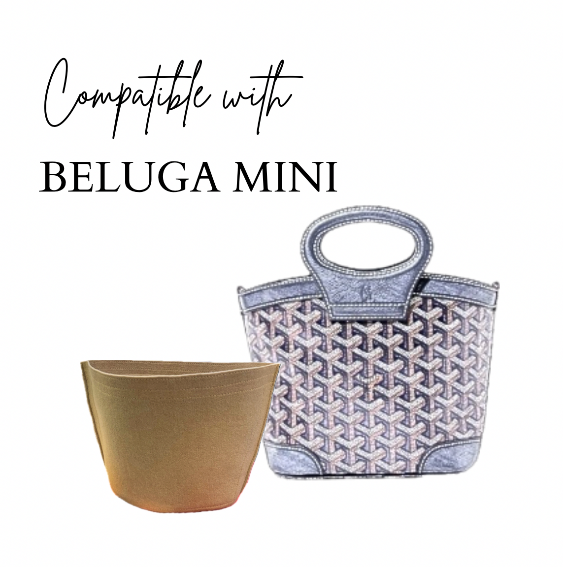 Inner Bag Organizer - Goyard Beluga Mini