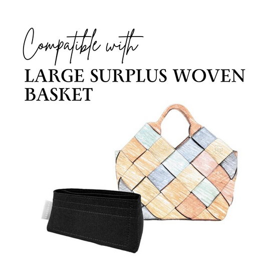 Inner Bag Organizer - Loewe Large Surplus Woven Basket