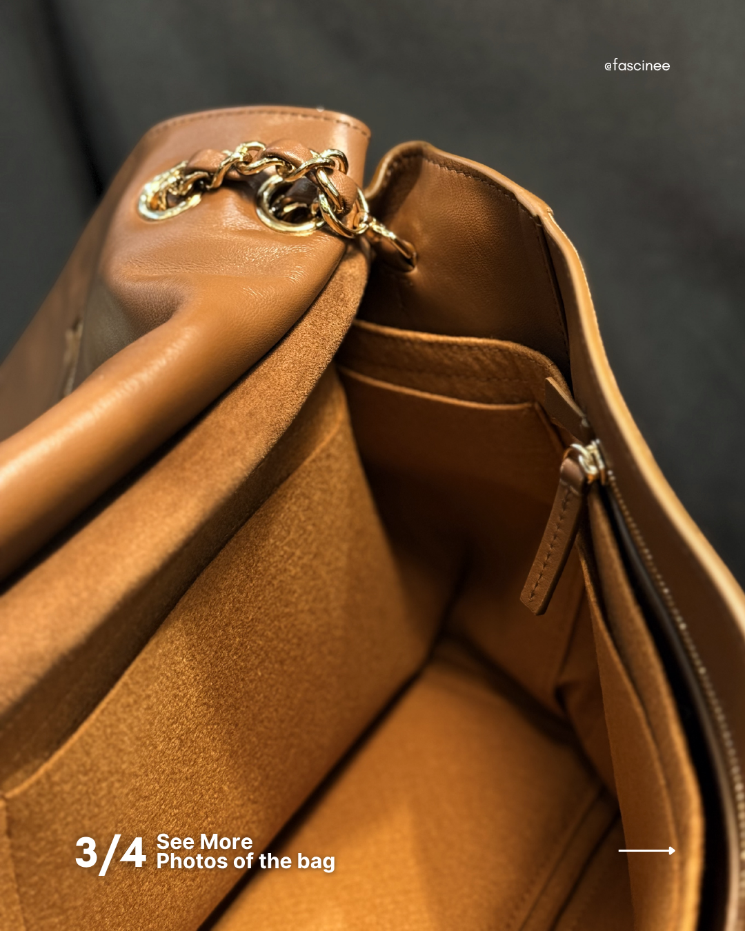 Inner Bag for Chanel Maxi Flap Bag 