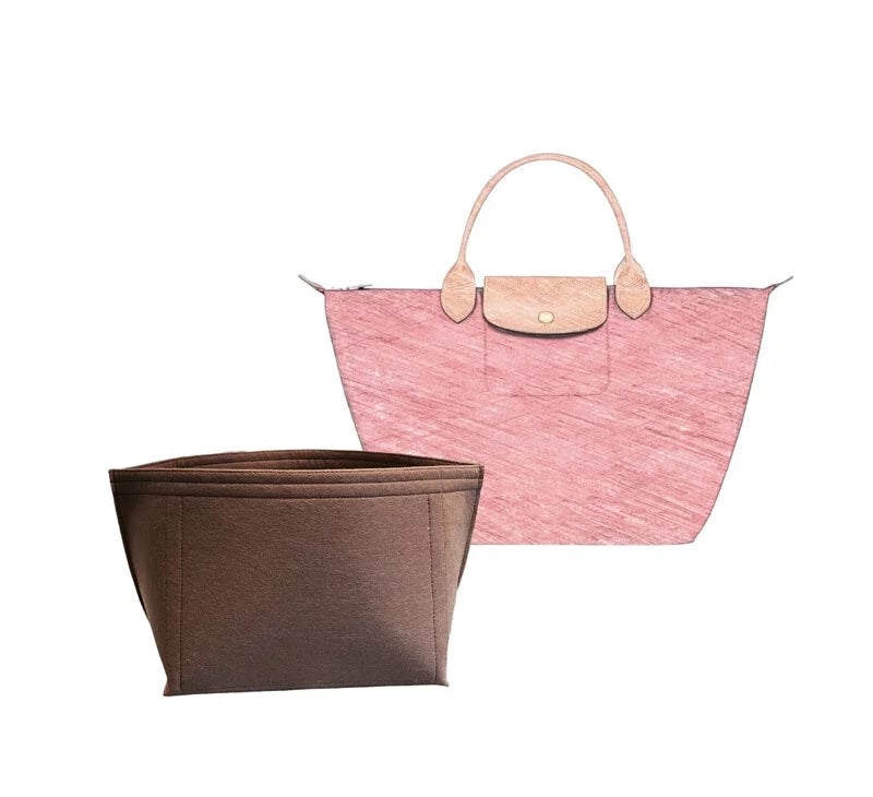Long Champ Inner Label Inner Bag Organizer - Longchamp Le Pliage Original / Green (Short Hand ...